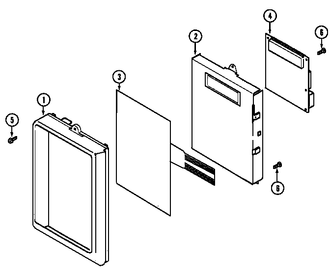 Jenn-Air M439W1 control board diagram