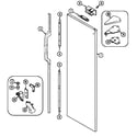 Jenn-Air JRSDE229B fresh food outer door diagram