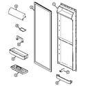 Jenn-Air JRSDE229B fresh food inner door diagram
