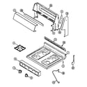 Maytag CRL5300BXW top assembly diagram