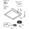 Maytag CRE9830BCE top assembly diagram