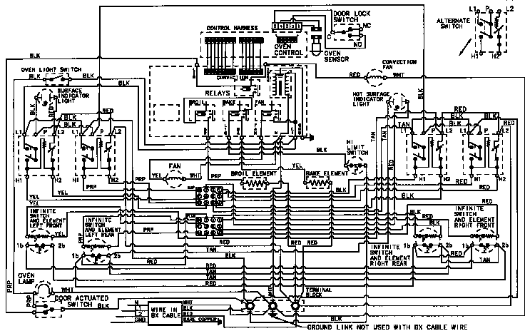 Maytag CHE9830BCE wiring information diagram