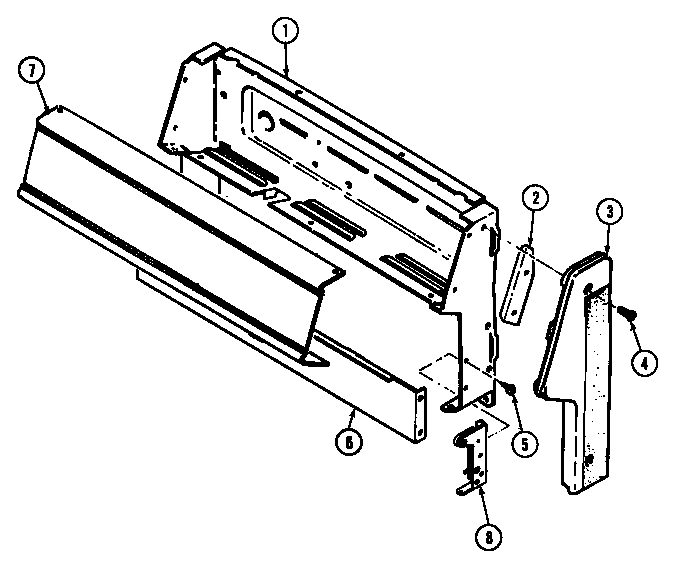 Magic Chef 3110KTA-K control panel diagram