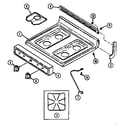 Magic Chef 3110PTA-K top assembly diagram