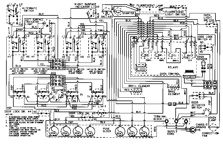 Maytag CRE9830CDB wiring information diagram