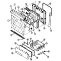 Magic Chef 6257XTS door/drawer diagram