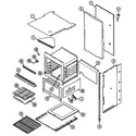 Maytag X9112VUV oven/body diagram