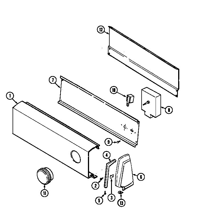 Magic Chef YE224LVC control panel diagram