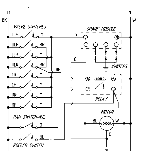 Jenn-Air CVG4380PR wiring information (cvg4380pf) (cvg4380pg) (cvg4380pk) (cvg4380pr) (cvg4380pu) diagram