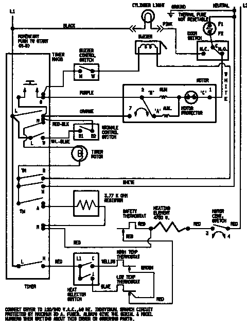 Jenn-Air JDE2000WC wiring information diagram