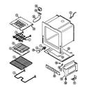 Admiral A3889VRV oven/base diagram