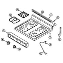Magic Chef 3110PTW-KL top assembly diagram