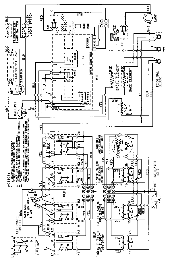 Jenn-Air FCE30510WC wiring information (fce30510a) (fce30510b) (fce30510w) diagram