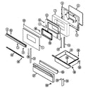 Maytag GM3468XUW-X door/drawer diagram