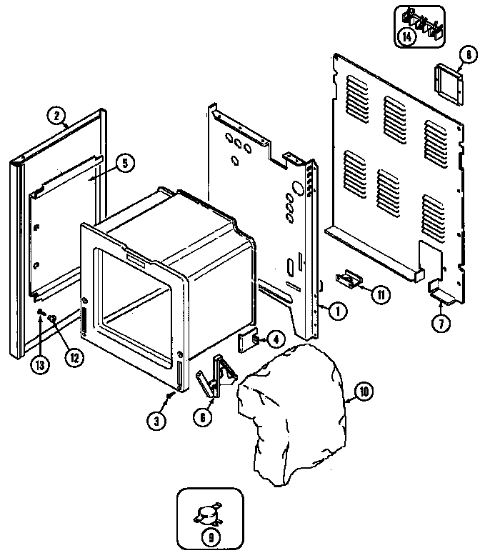 Crosley CE6898VVA body diagram