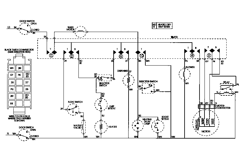 Maytag DWU6402AAB wiring information diagram