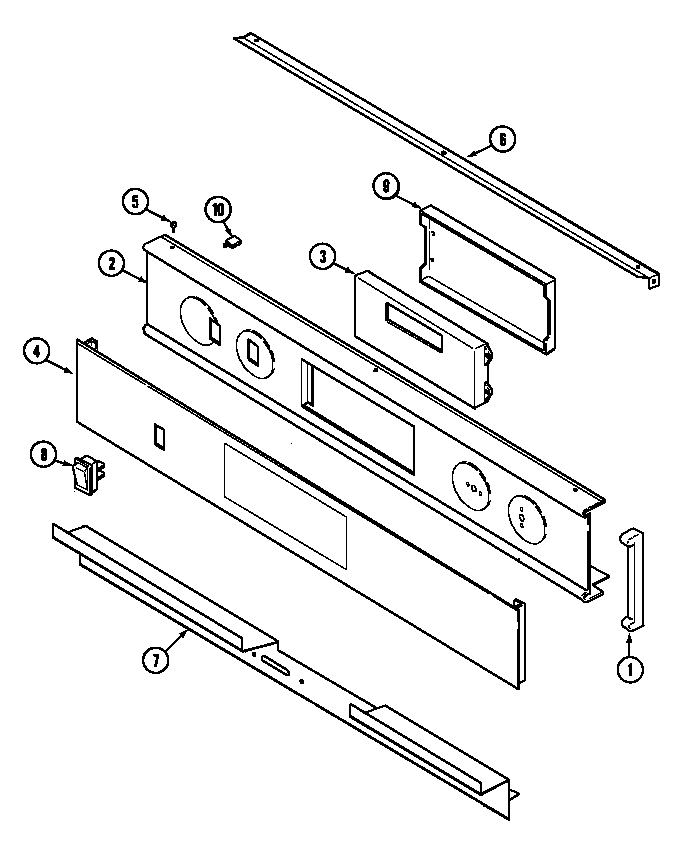 Jenn-Air WM27260B control panel diagram