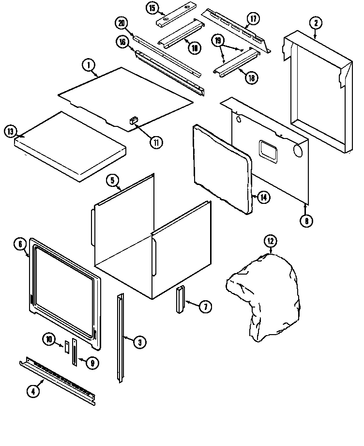 Jenn-Air WM27260B body diagram
