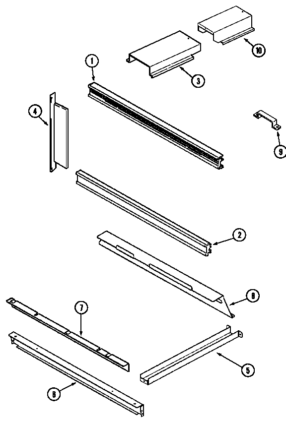 Jenn-Air WM30460W microwave trim & mounting (ser. 15) diagram