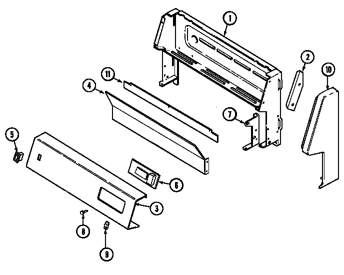 Jenn-Air JG3127XTW control panel diagram