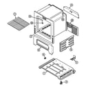Magic Chef 31003PAWD oven/base diagram