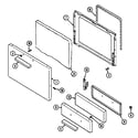 Maytag S31000PAW door/drawer diagram