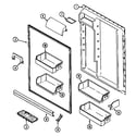 Jenn-Air JRT199B fresh food inner door diagram