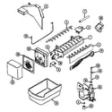 Jenn-Air JRT199B optional ice maker kit (ice) diagram