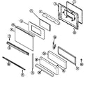 Norge N31115XAW door/drawer (n31115xa*) (n31115xaa) (n31115xaw) diagram