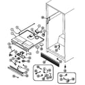 Jenn-Air JRTF1960W fresh food compartment diagram