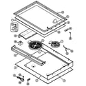 Maytag CSE9000DDE top assembly diagram