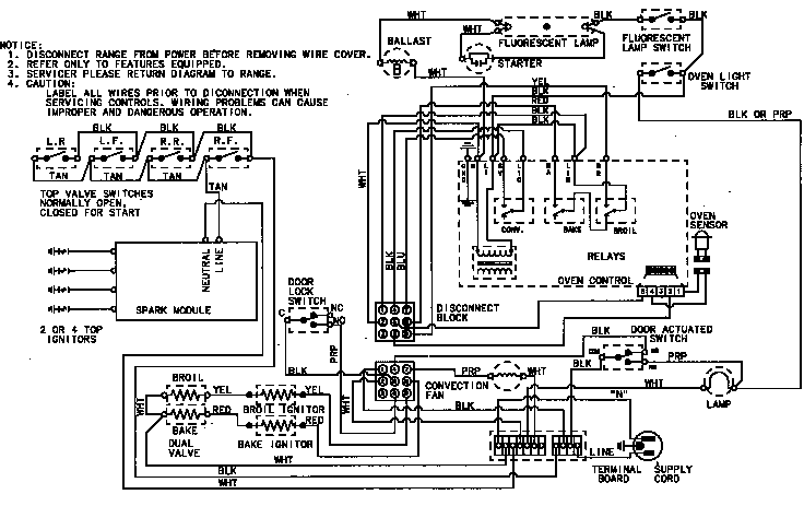 Maytag CRG9830CAM wiring information diagram