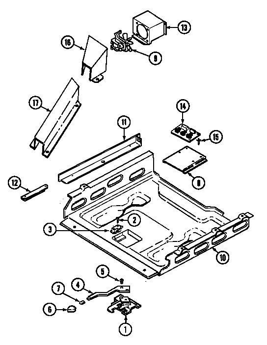 Norge L6898XYB internal controls diagram