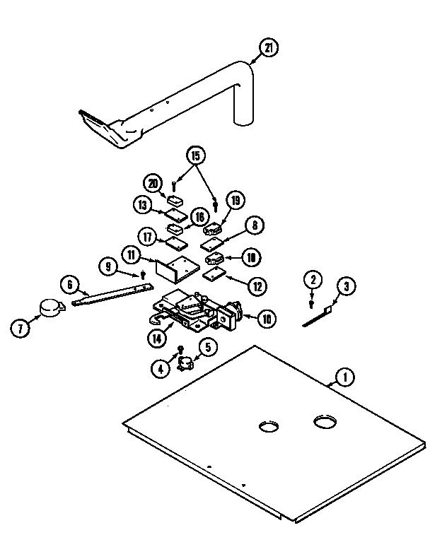 Kenmore 62946969 internal controls diagram