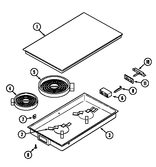Kenmore 62942029 glass cartridge diagram