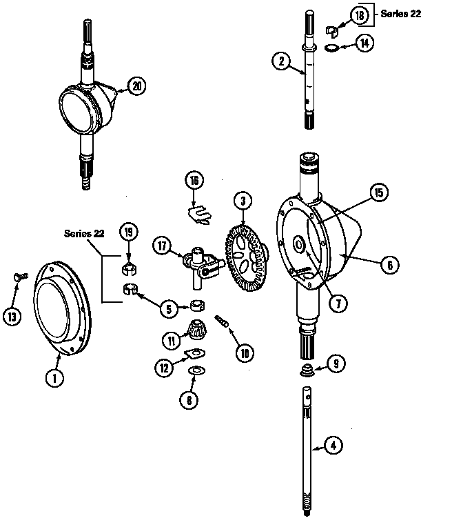 Maytag LAT8006AAE transmission diagram