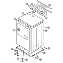 Maytag LDG8416AAM cabinet-front diagram