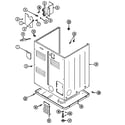 Maytag LDE8626ACM cabinet-rear diagram