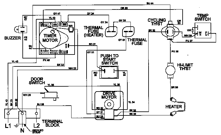 Maytag LDE9306ACM wiring information (lde9306ace) (lde9306acm) (lde9306aee) diagram