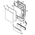 Maytag DWU6702AAB door diagram