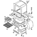 Magic Chef 3488WVS oven/base diagram