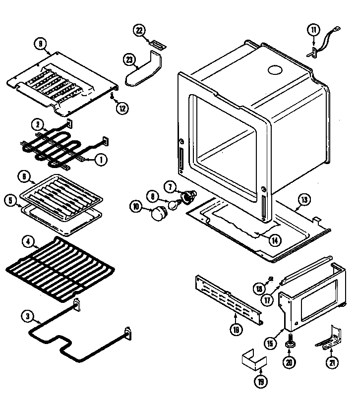 Maytag 629.46779 oven/base (serial prefix 12) diagram