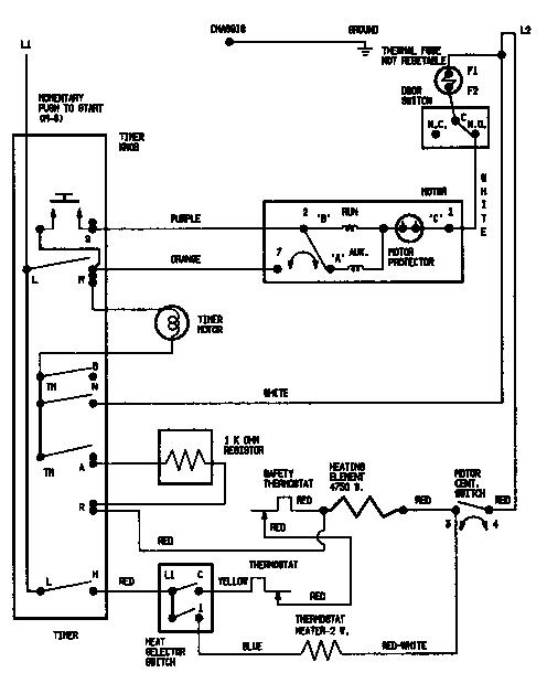 Maytag LDG1000AAE wiring information (lde1000gge) diagram