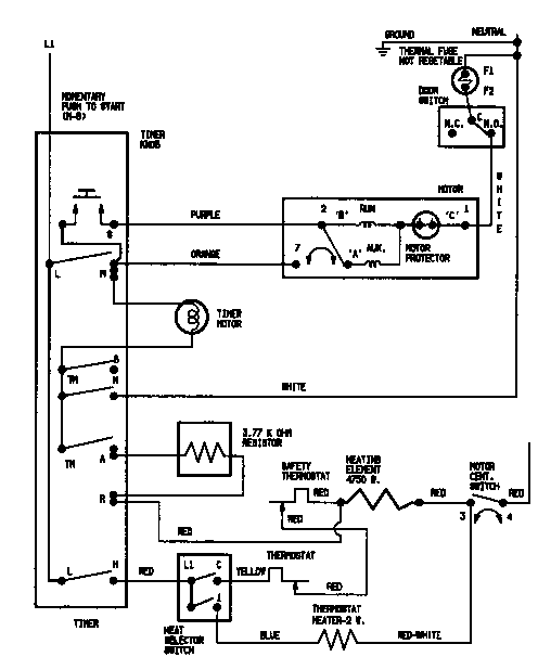 Maytag LDG1000AAE wiring information (lde1000ace) diagram