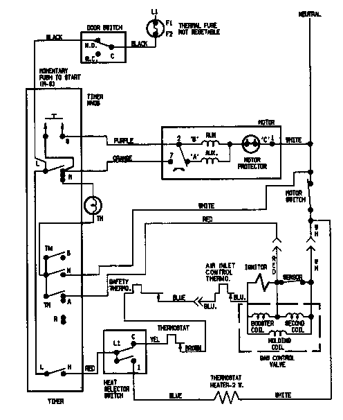 Maytag LDG1000AAE wiring information (ldg1000aae) diagram