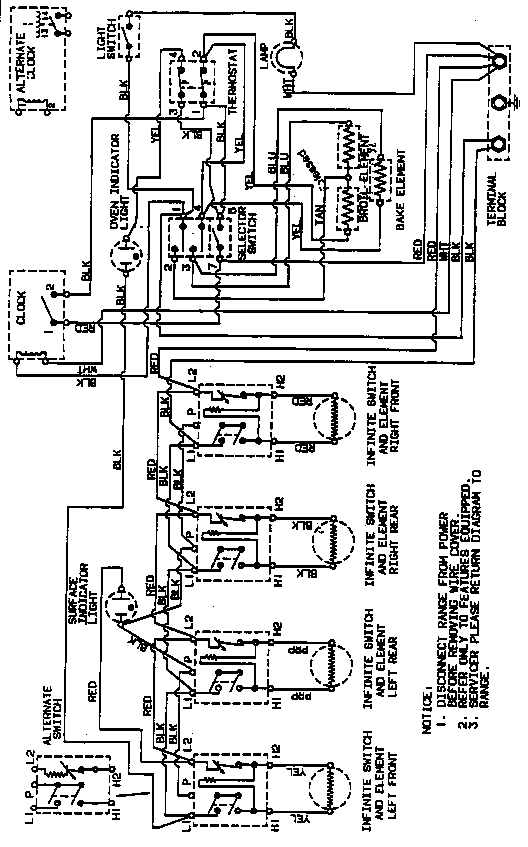 Maytag GA3631XUWG wiring information diagram