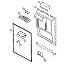 Maytag MTB1955ARA fresh food inner door diagram