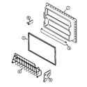 Maytag MTB1955ARA freezer inner door diagram