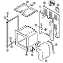 Maytag MER1140AAW body diagram