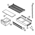 Magic Chef CTB2122ARA shelves & accessories diagram
